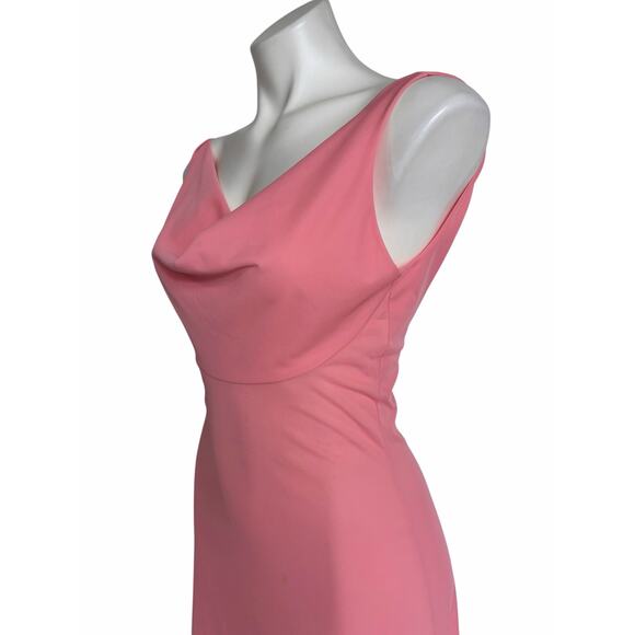Vintage 70s John Kloss Cira Pink Babydoll Cowl Slip Dress Coquette Romantic - Picture 14 of 15
